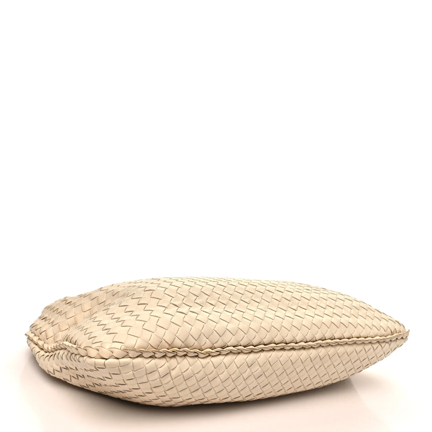 Bottega Veneta Nappa Intrecciato Large Belly Veneta Hobo White — view 4