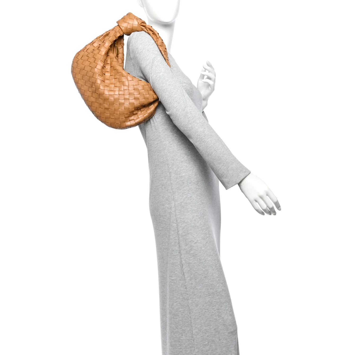 Bottega Veneta Nappa Intrecciato Teen Jodie Caramel — view 2