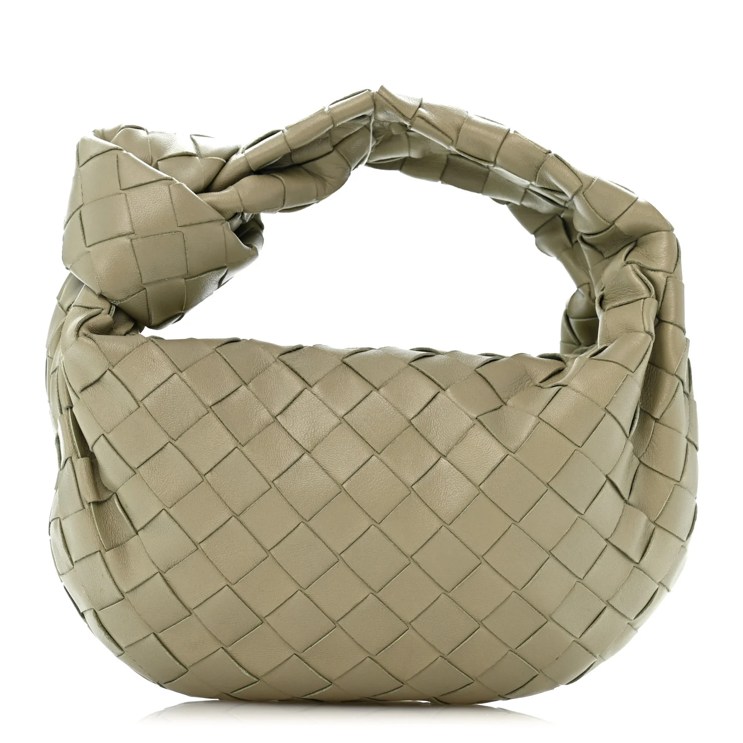 Bottega Veneta Nappa Intrecciato Mini Jodie Travertine