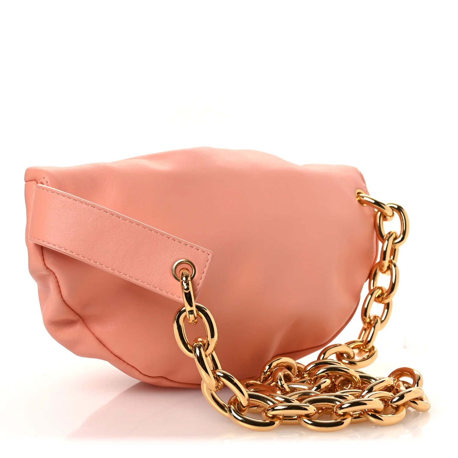 Bottega Veneta Nappa The Belt Chain Pouch Peachy — view 3