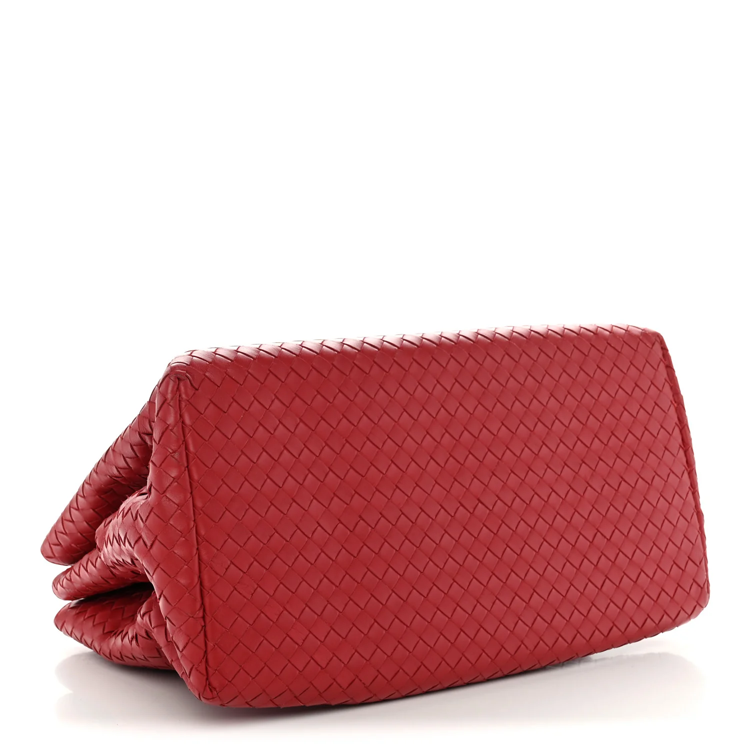 Bottega Veneta Light Calf Intrecciato Medium Roma Fraise — view 4