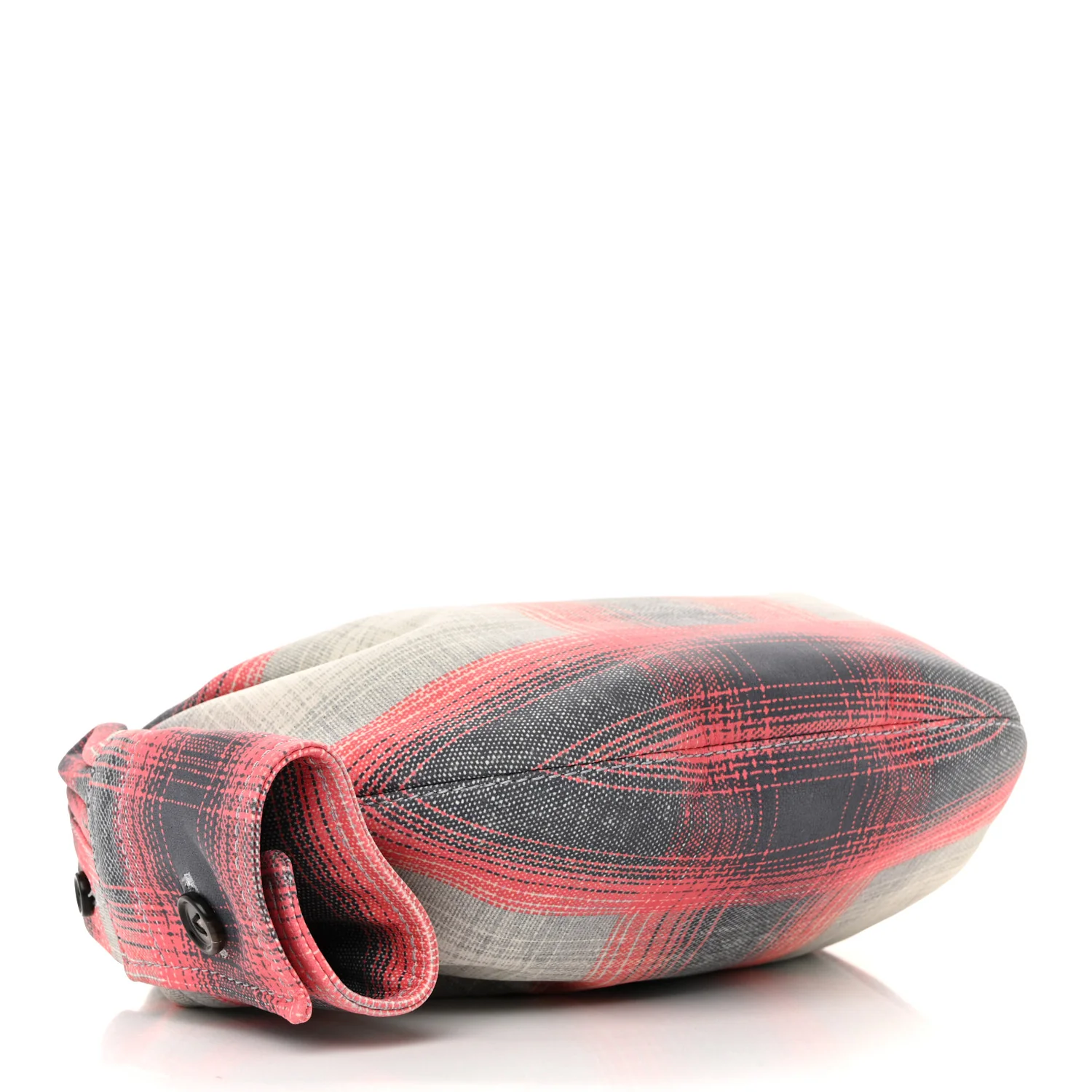 Bottega Veneta Nappa Tartan Shirt Effect Mini Jodie Grey Red — view 4