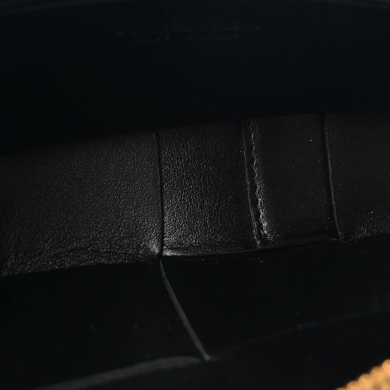 Bottega Veneta Lambskin Maxi Intreccio Cassette Phone Pouch Crossbody Bag Black — view 5