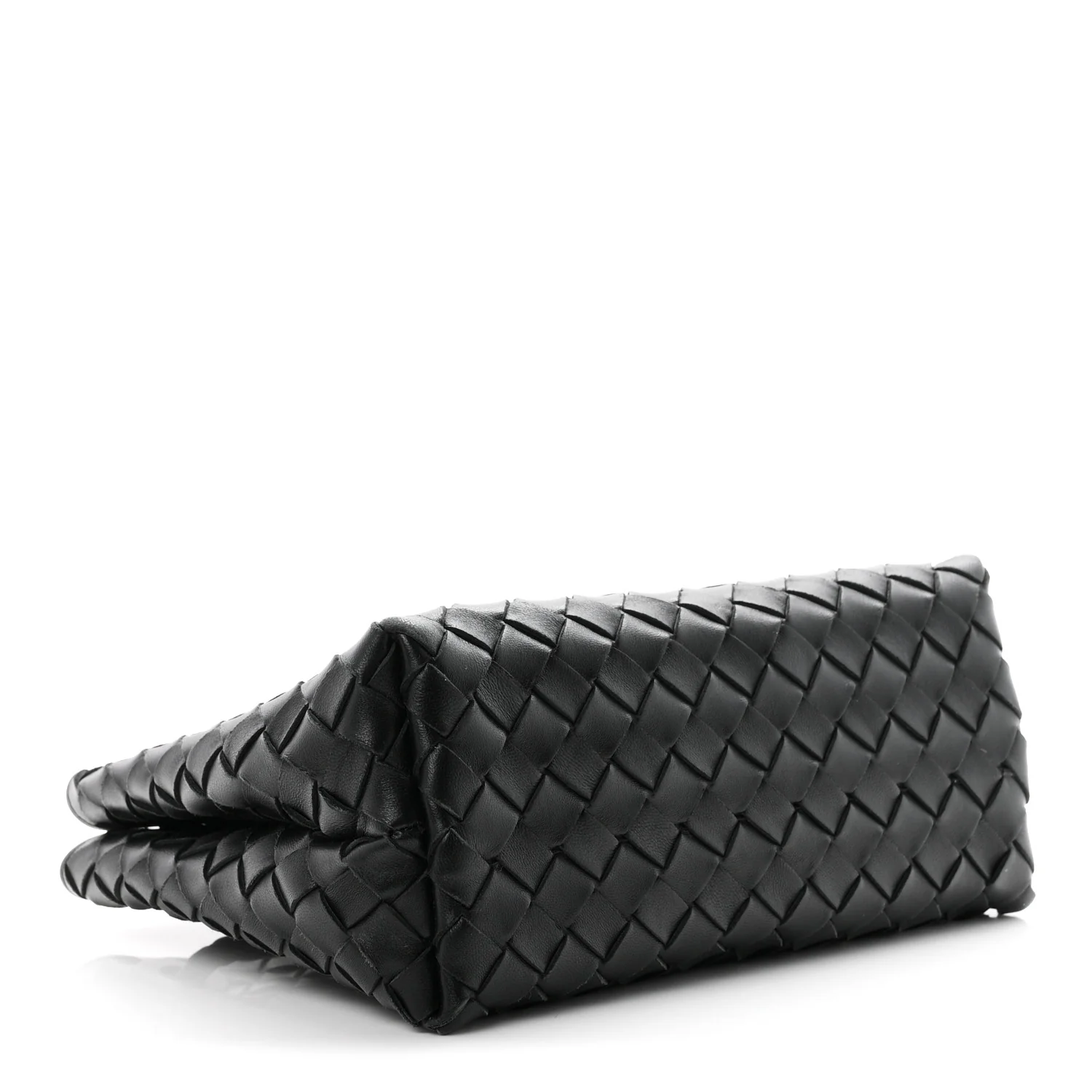 Bottega Veneta Nappa Intrecciato Small Andiamo Shoulder Bag Black — view 4