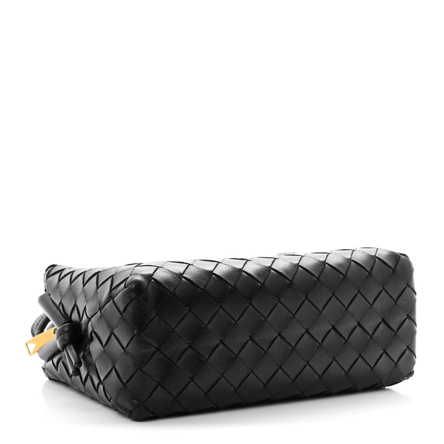 Bottega Veneta Nappa Intrecciato Small Loop Camera Bag Black — view 4