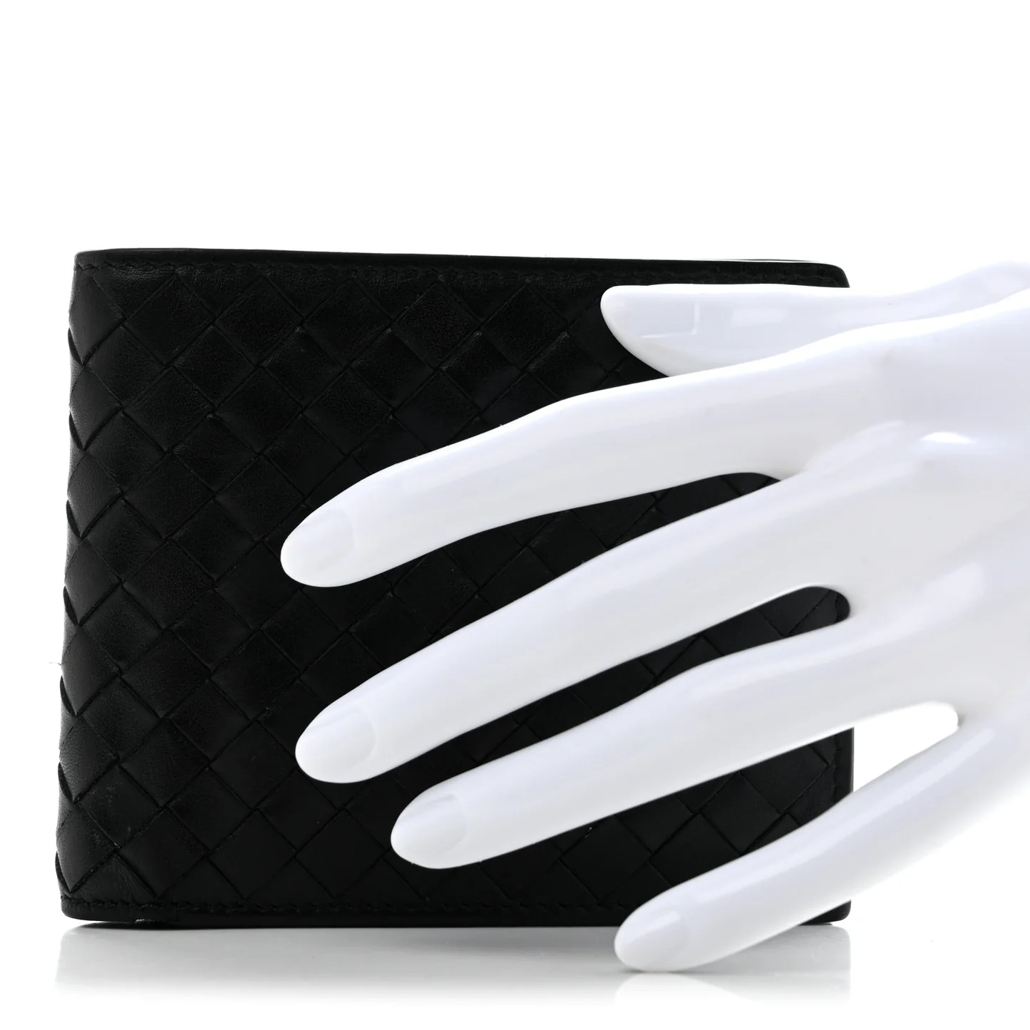 Bottega Veneta Nappa Intrecciato Bi-Fold Wallet Black — view 2