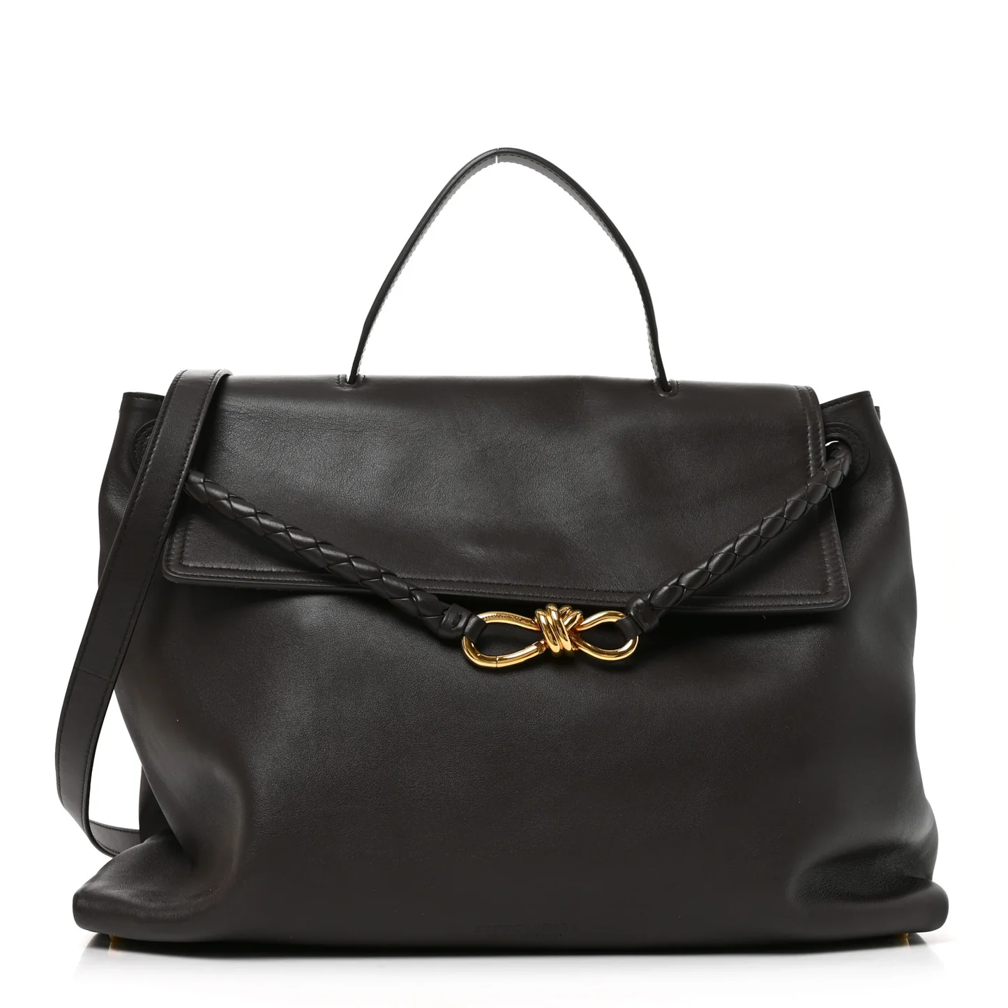 Bottega Veneta Silky Calfskin Large Ciao Ciao Fondant