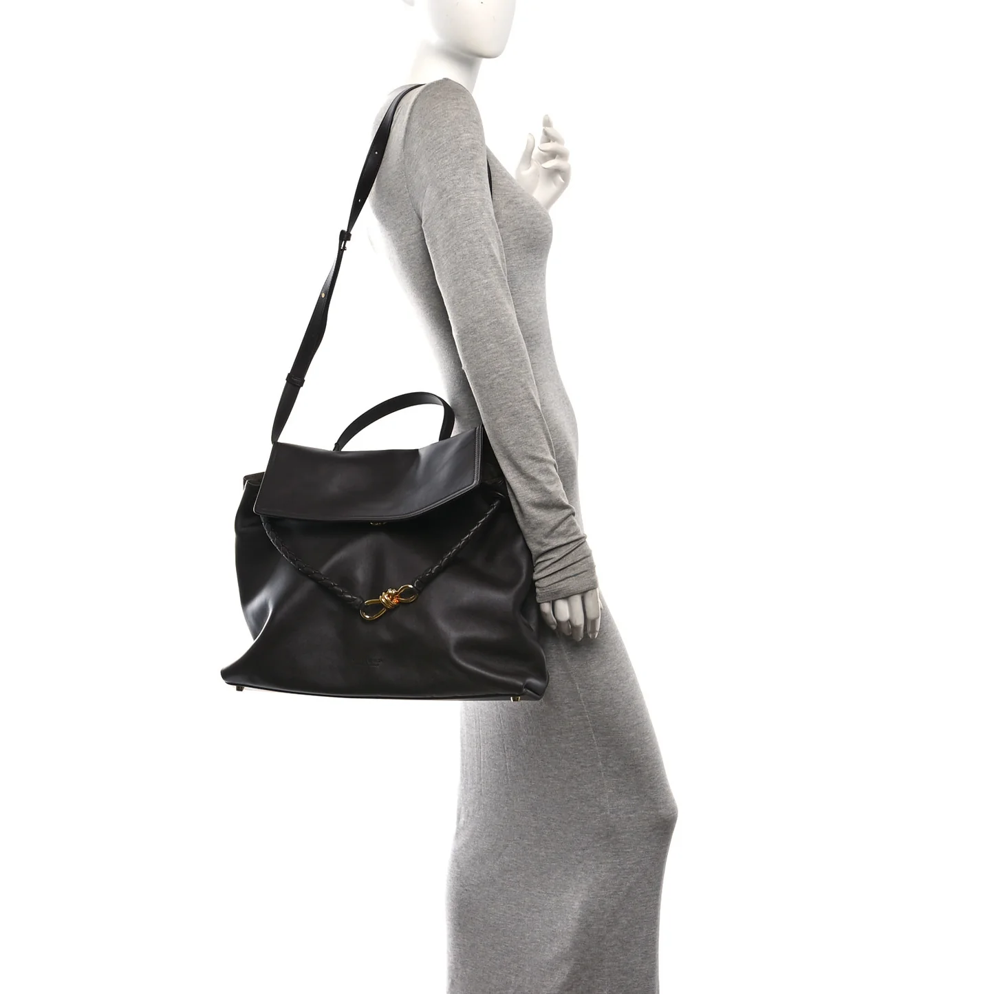 Bottega Veneta Silky Calfskin Large Ciao Ciao Fondant — view 2