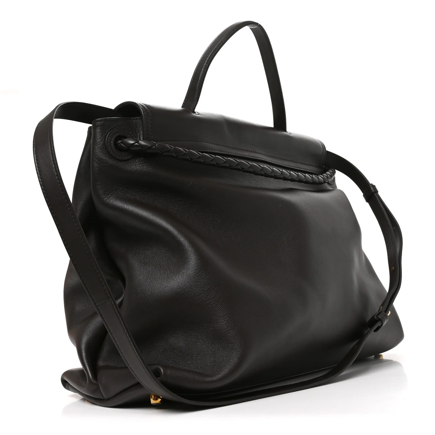 Bottega Veneta Silky Calfskin Large Ciao Ciao Fondant — view 3