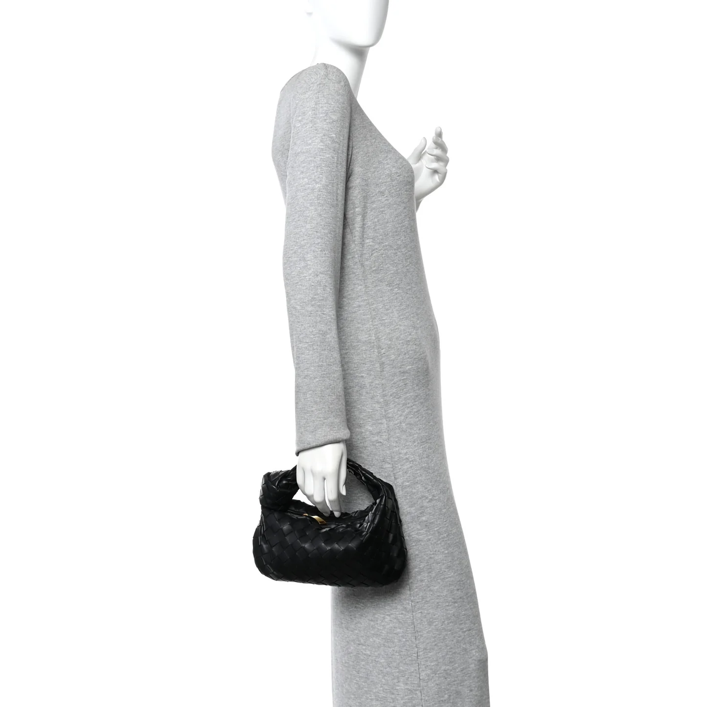 Bottega Veneta Nappa Intrecciato Mini Jodie Black — view 2