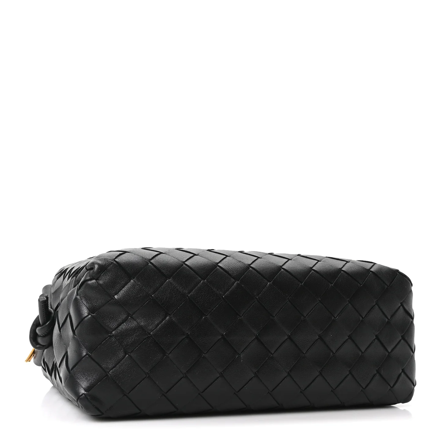 Bottega Veneta Nappa Intrecciato Small Loop Camera Bag Black — view 4
