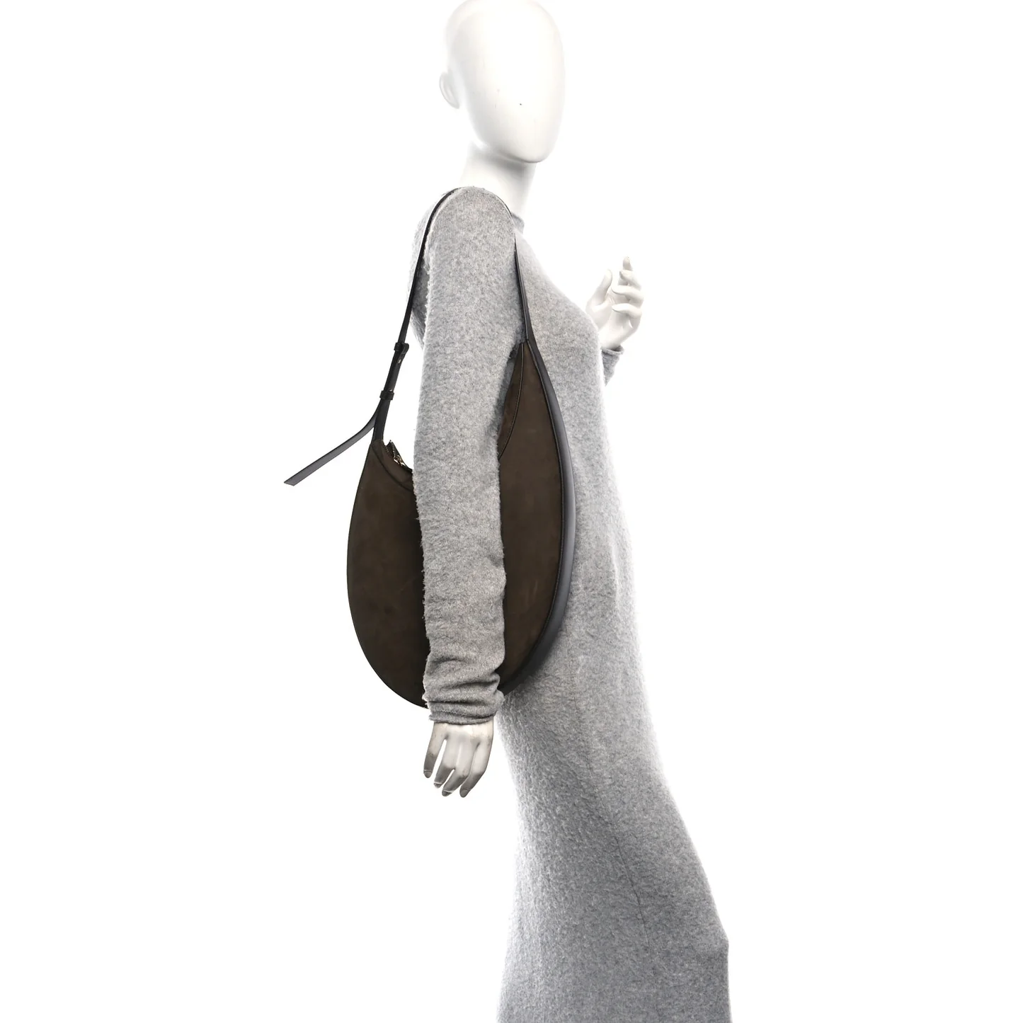 Bottega Veneta Suede Large Drop Shoulder Bag Fondant — view 2