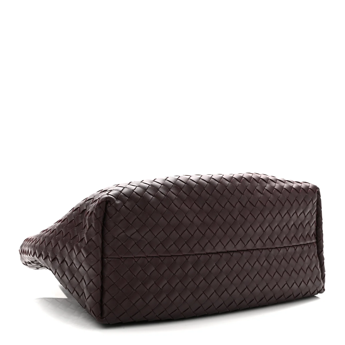 Bottega Veneta Calfskin Intrecciato Pinacoteca Reversible Tote Dark Barolo Pickle — view 5