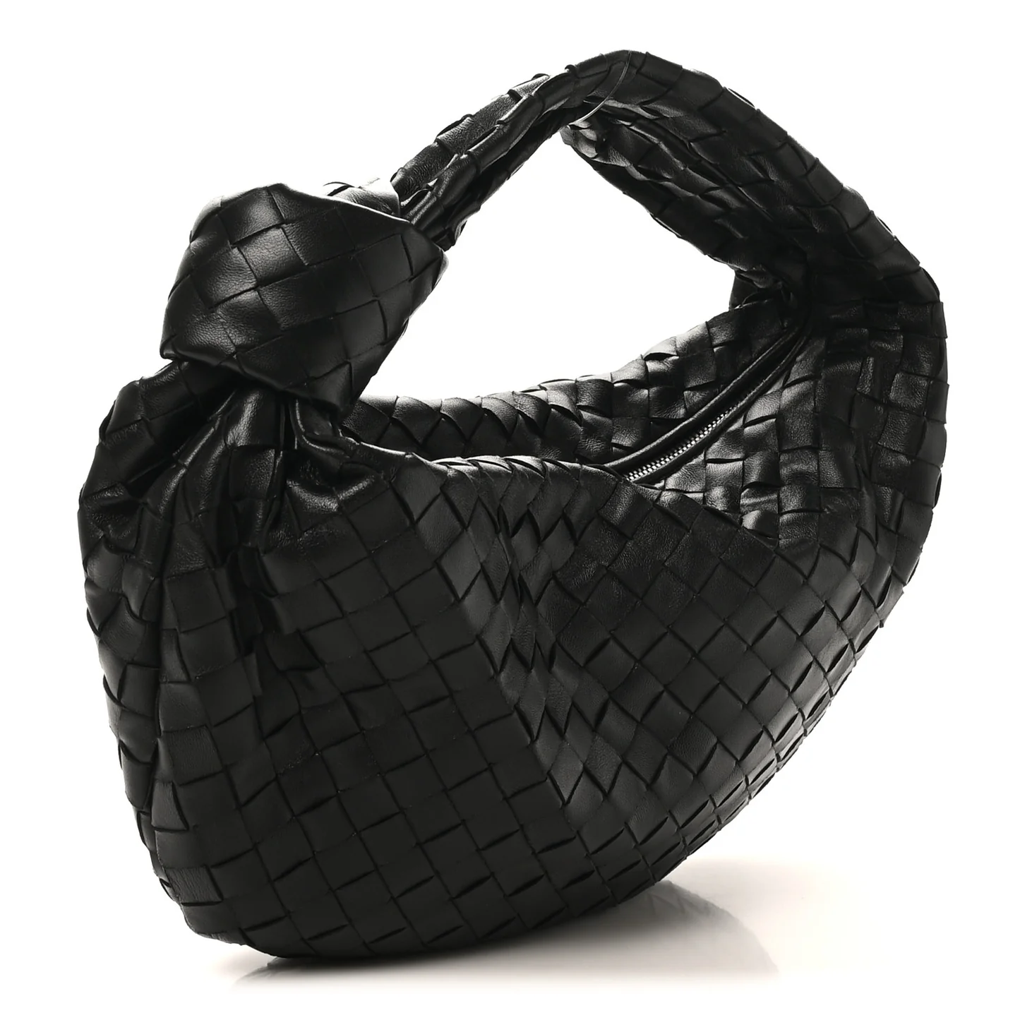 Bottega Veneta Nappa Intrecciato Teen Jodie Hobo Black