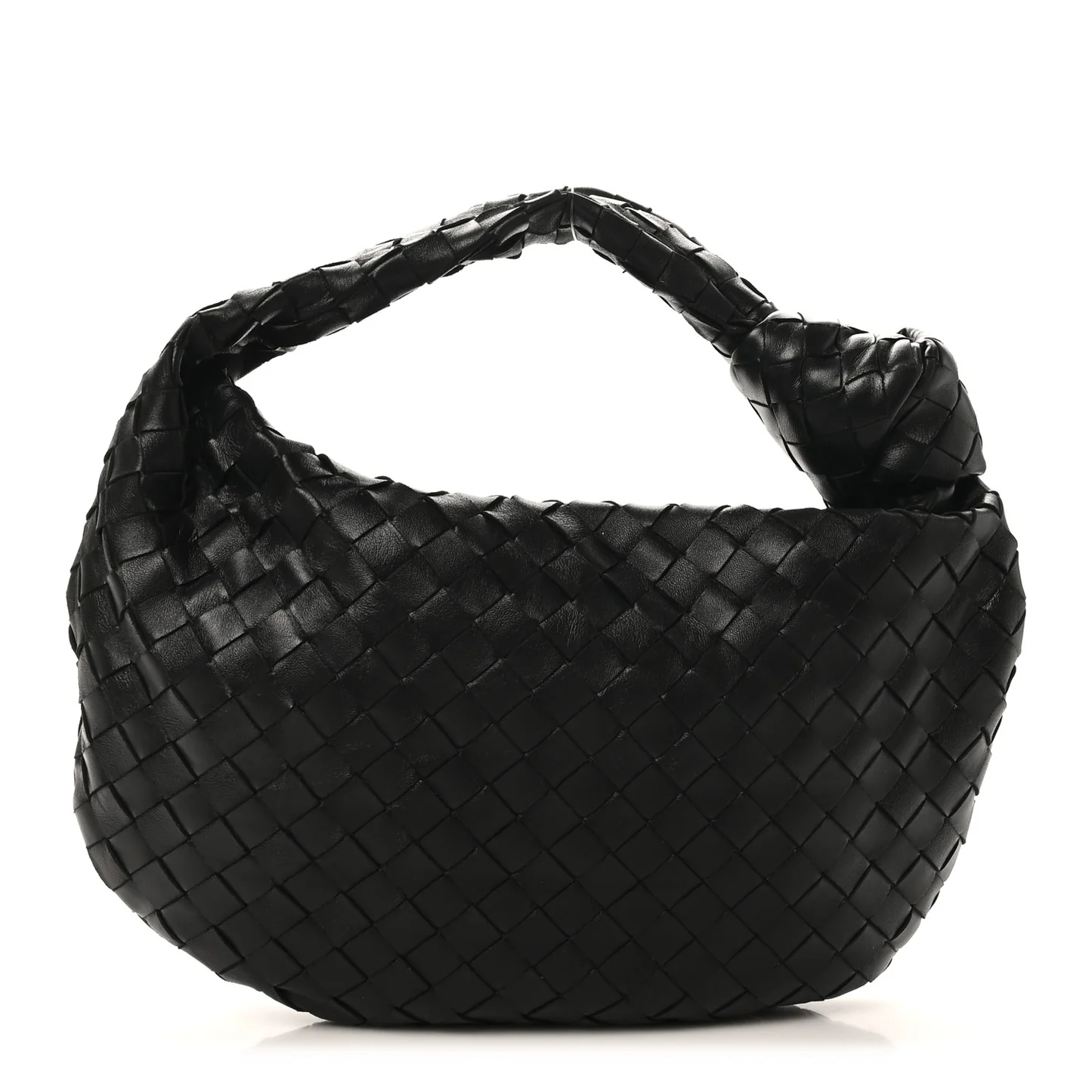 Bottega Veneta Nappa Intrecciato Teen Jodie Hobo Black — view 3