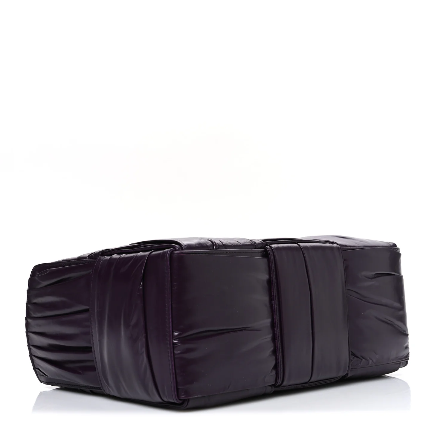 Bottega Veneta Foulard Intrecciato Pleated Medium Arco Tote Dark Mystic — view 5