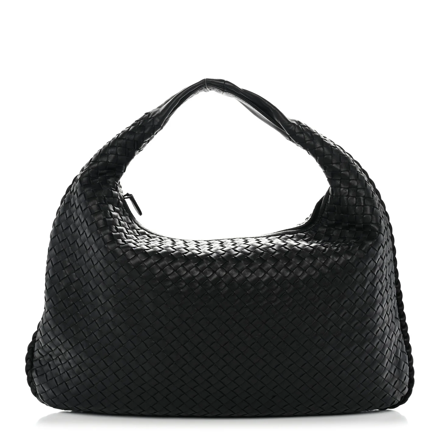 Bottega Veneta Nappa Intrecciato Large Veneta Hobo Black