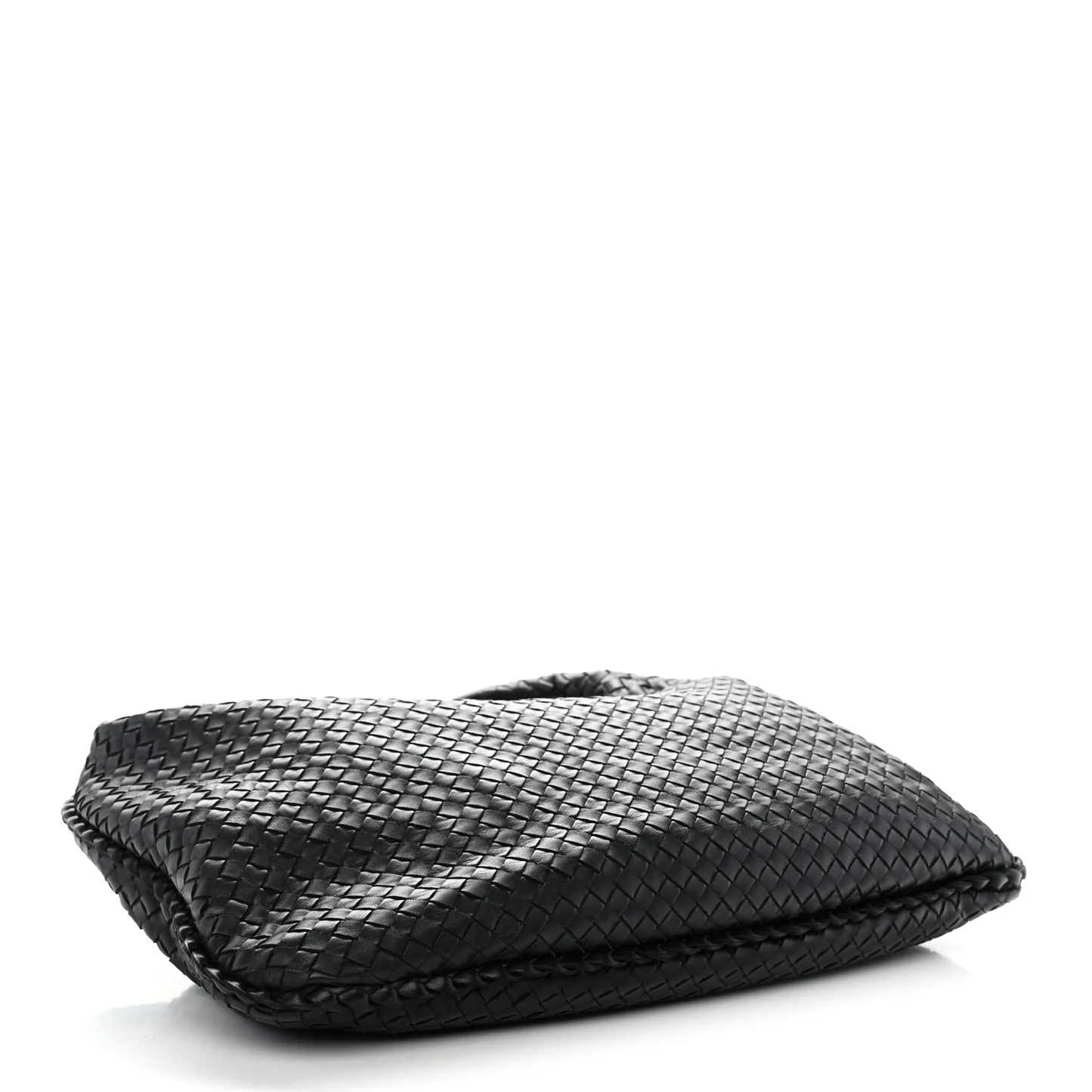 Bottega Veneta Nappa Intrecciato Large Veneta Hobo Black — view 4