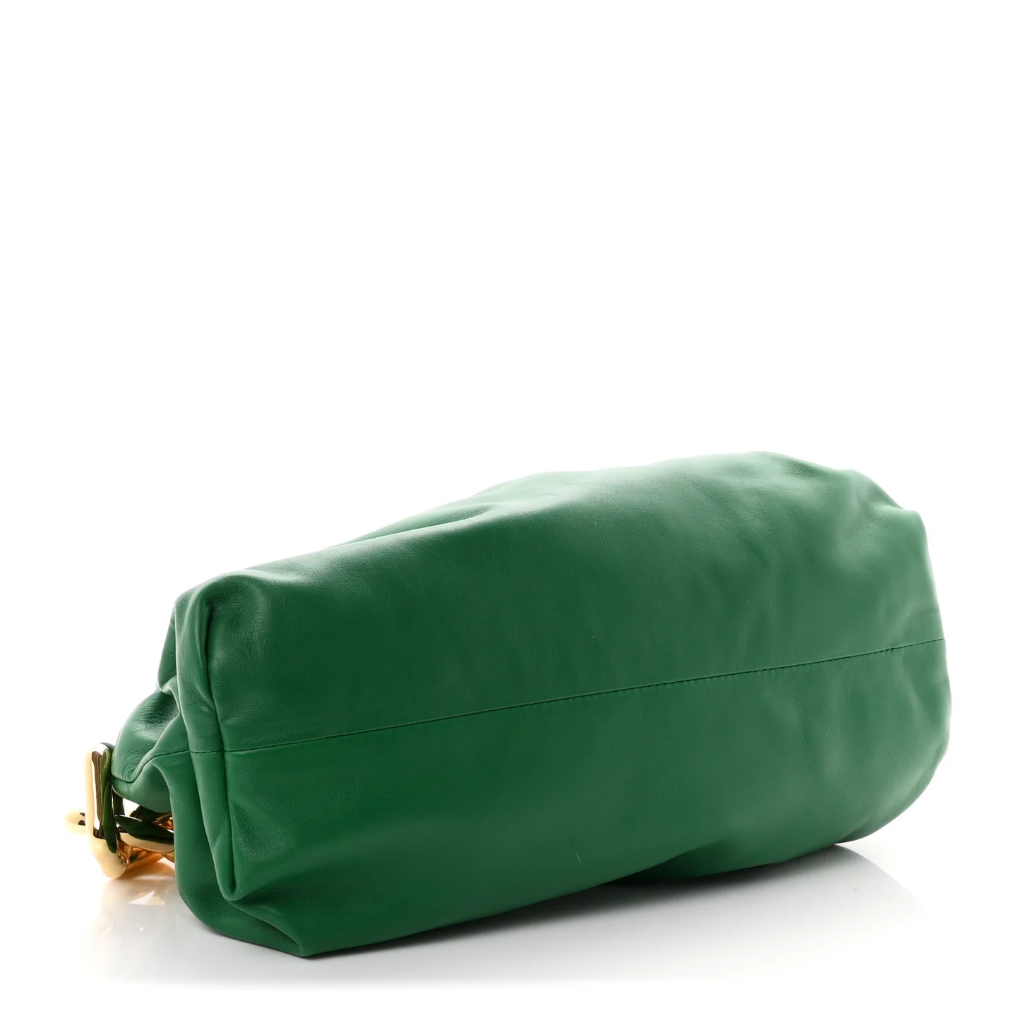 Bottega Veneta Calfskin The Pouch Chain Racing Green — view 4