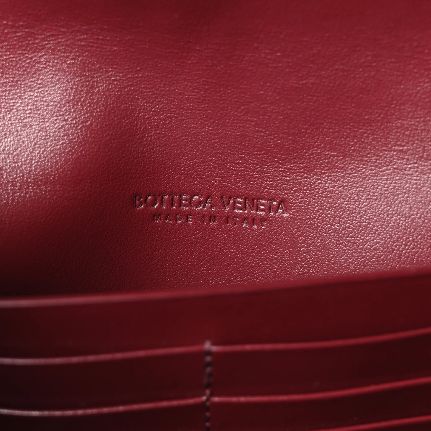 Bottega Veneta Nappa Intrecciato Long Andiamo Top Handle Clutch Barolo — view 5