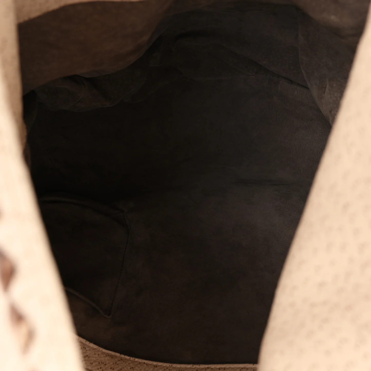 Bottega Veneta Cervo Deerskin Perforated Pekary Hobo Cream — view 5