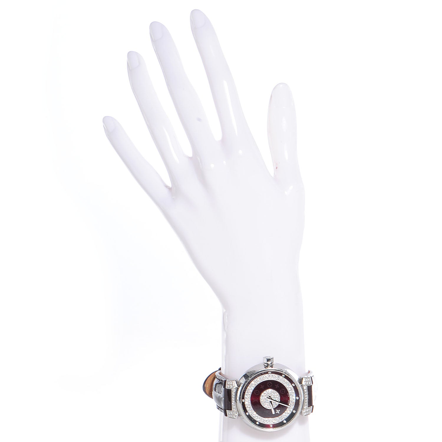 Vernis Diamond Tambour Disc Watch L Amarante — view 2