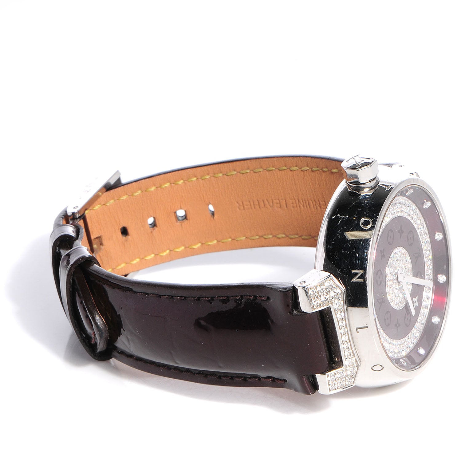 Vernis Diamond Tambour Disc Watch L Amarante — view 5