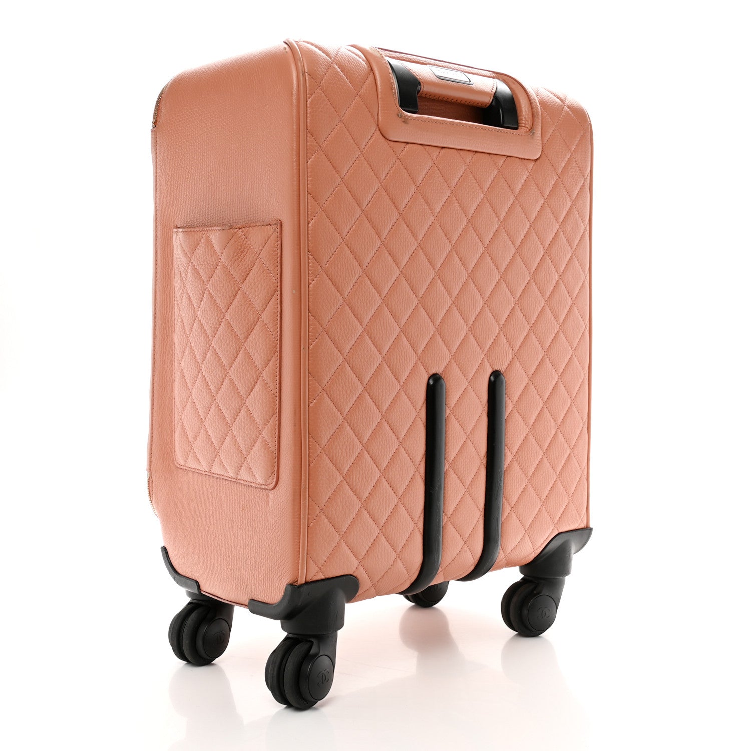 Calfskin Quilted Coco Case Trolley Pink — view 2