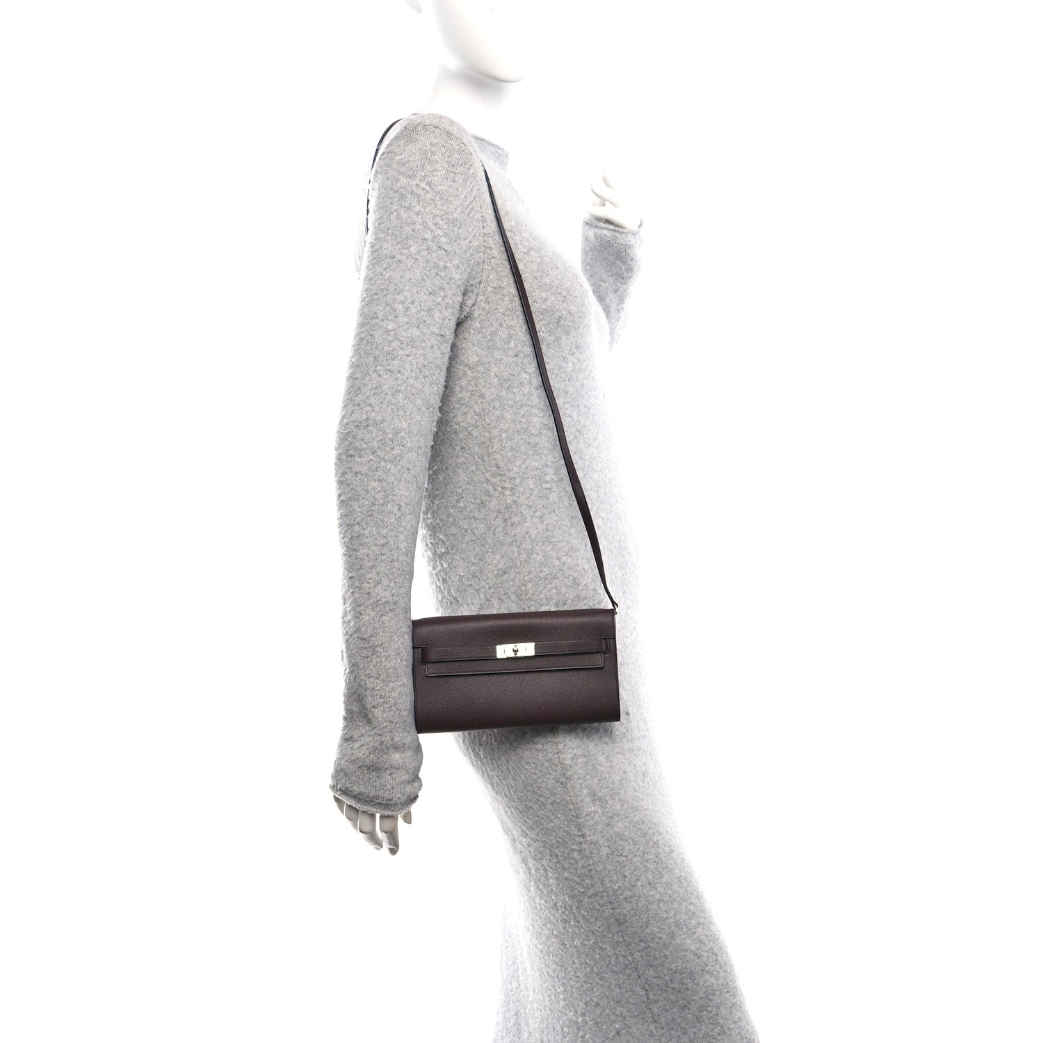 Epsom Kelly Wallet To Go Rouge Sellier — view 2