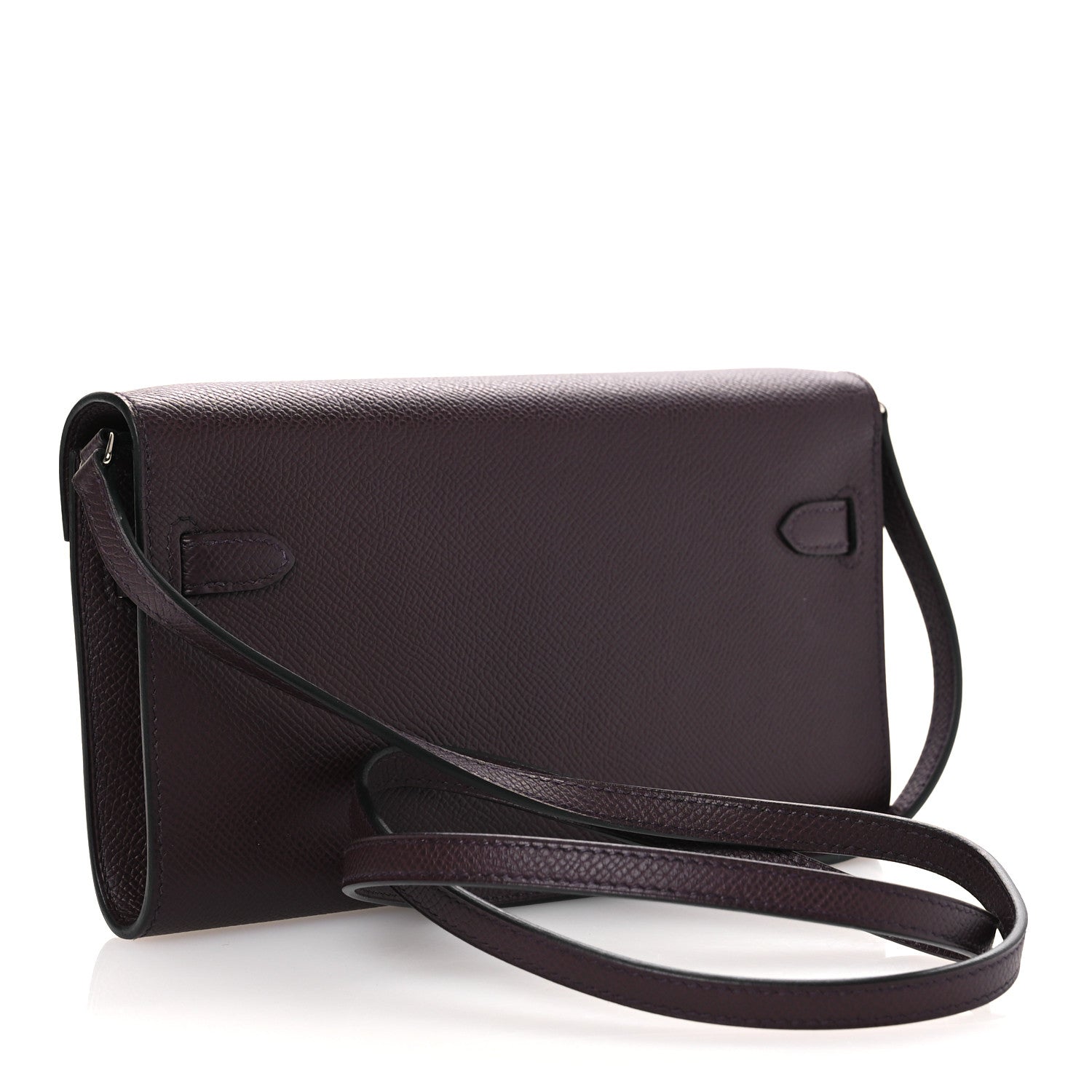 Epsom Kelly Wallet To Go Rouge Sellier — view 3