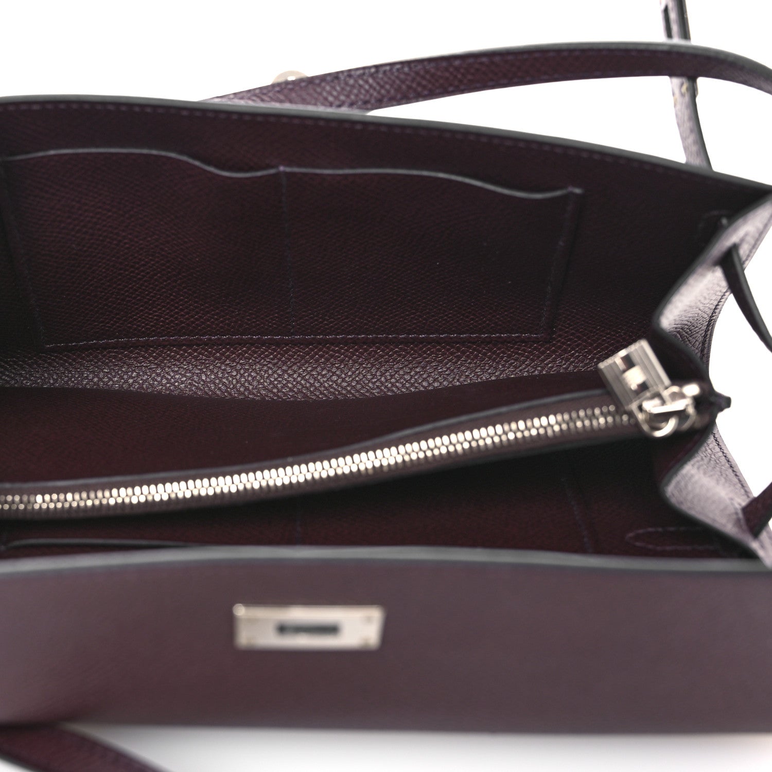 Epsom Kelly Wallet To Go Rouge Sellier — view 5