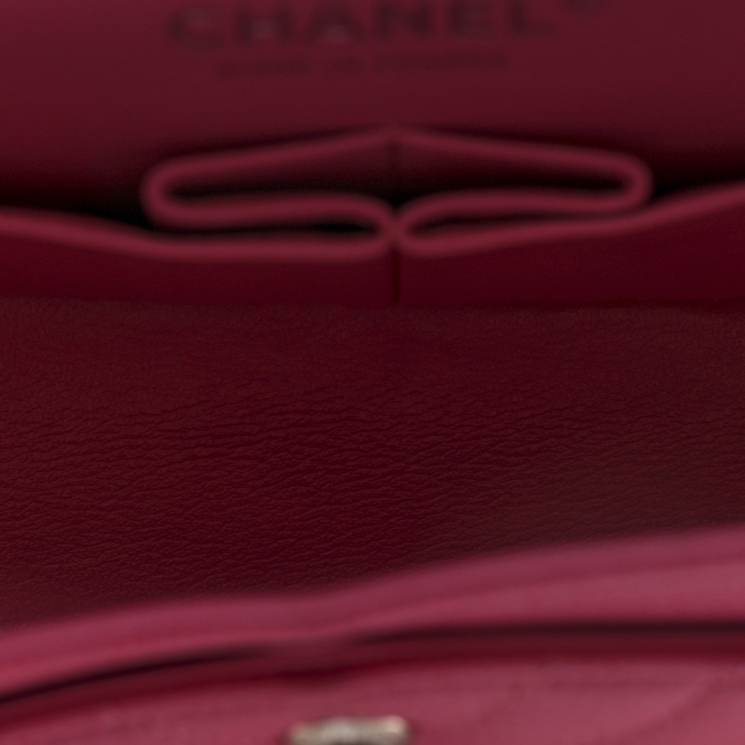 Caviar Chevron Quilted Medium Double Flap Pink — view 5