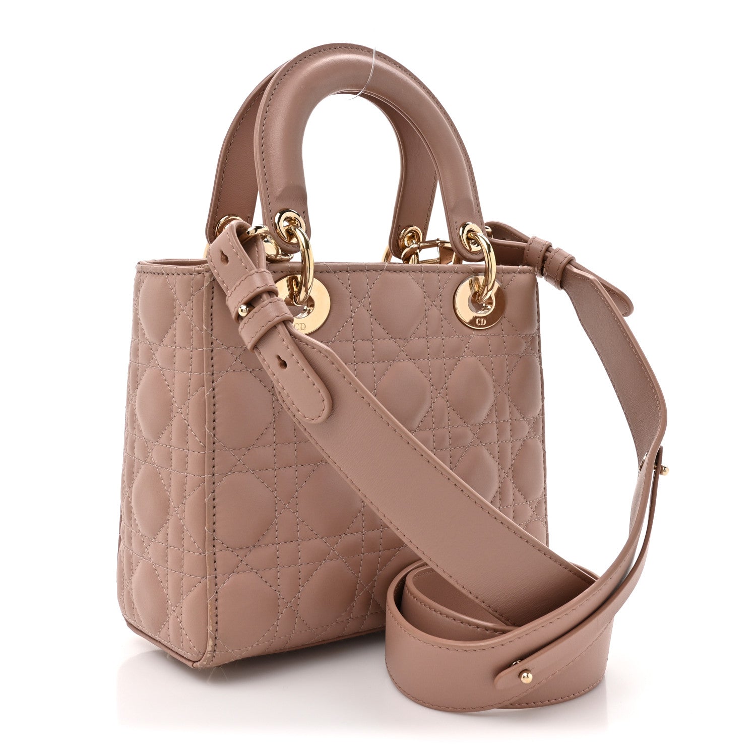 Lambskin Cannage Small My ABCDior Lady Dior Fard — view 2