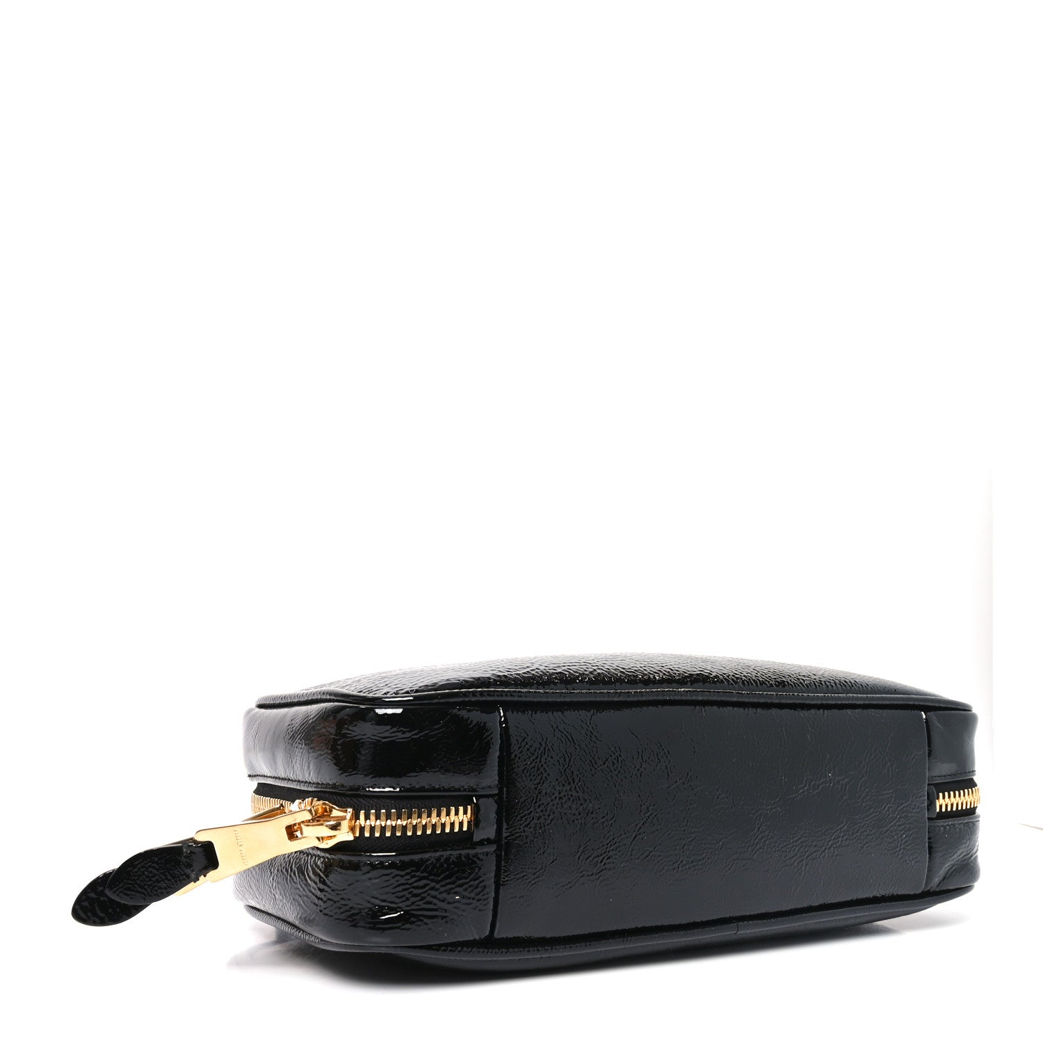 Naplak Patent Small Beau Top Handle Bag Black — view 4