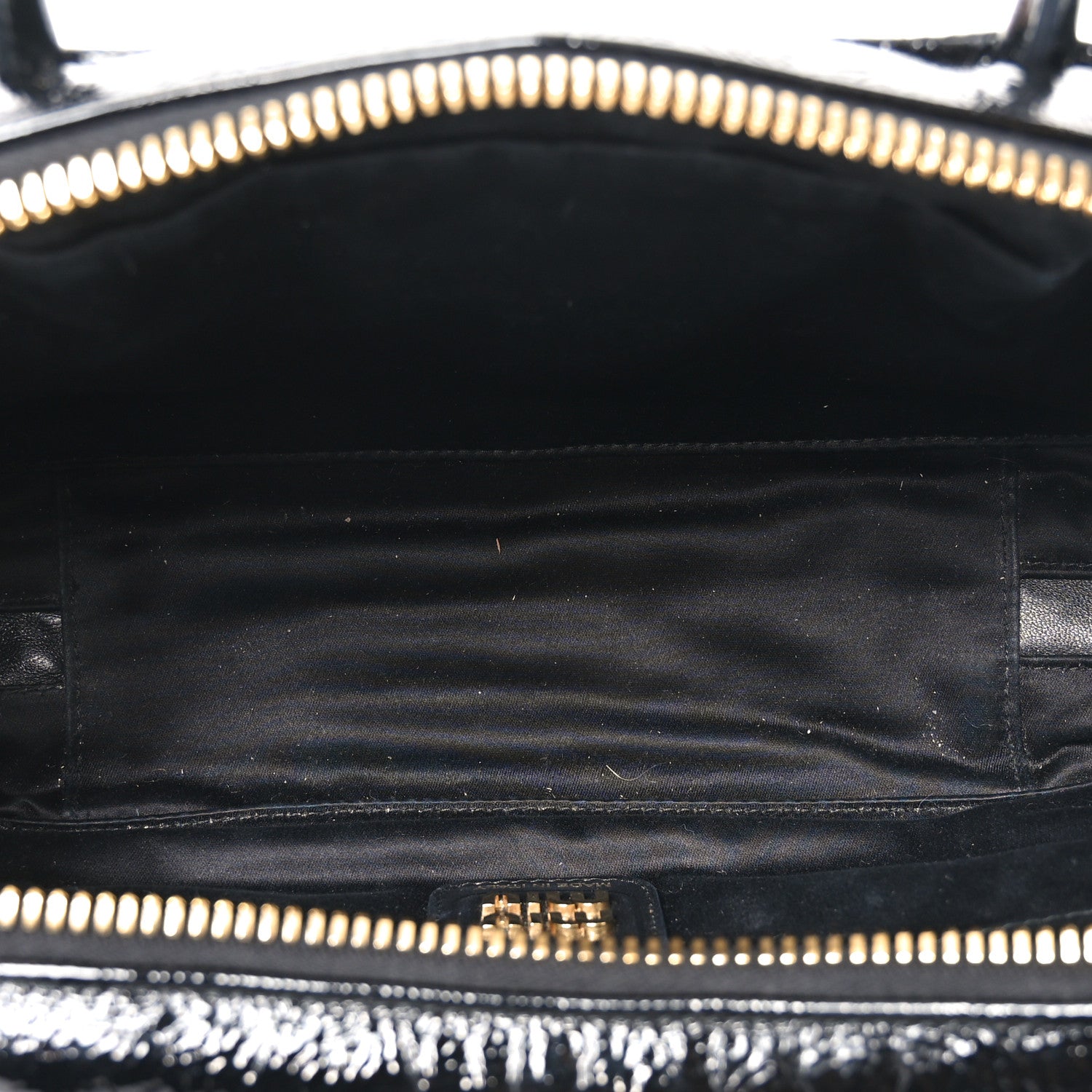 Naplak Patent Small Beau Top Handle Bag Black — view 5