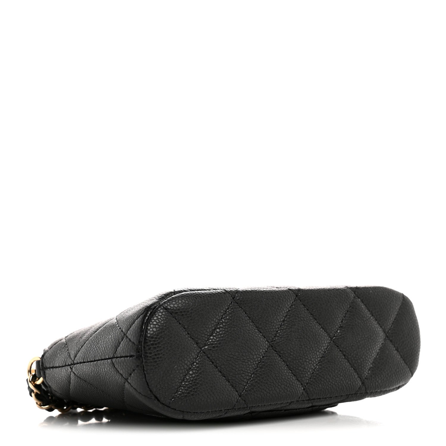 Caviar Quilted Classic Clutch With Chain Black — view 4