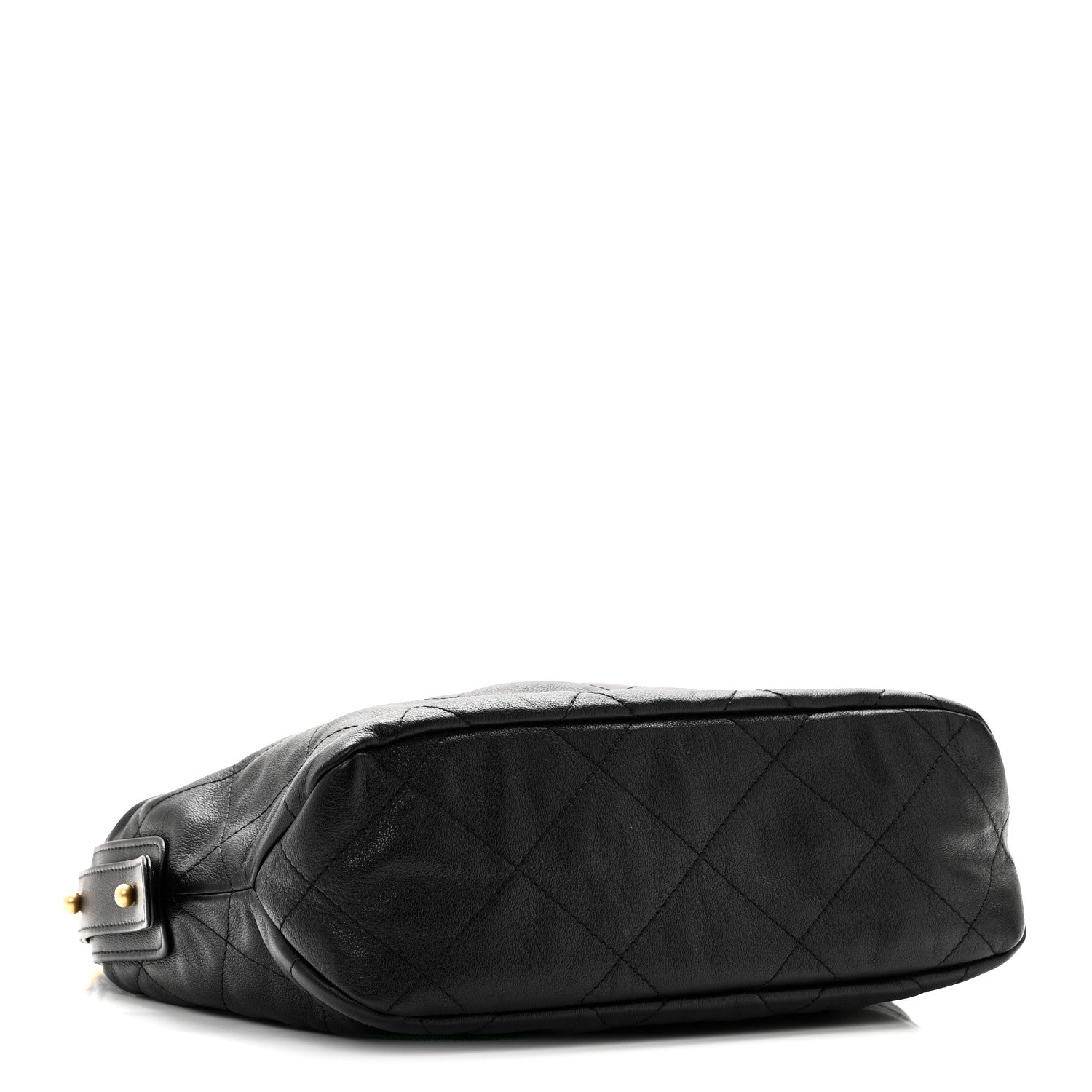 Calfskin Quilted Daily Hobo Black — view 4