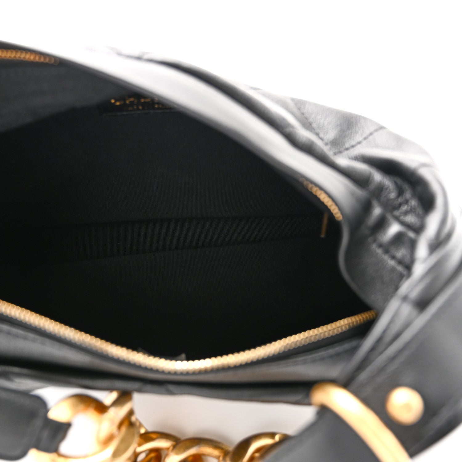Calfskin Quilted Daily Hobo Black — view 5