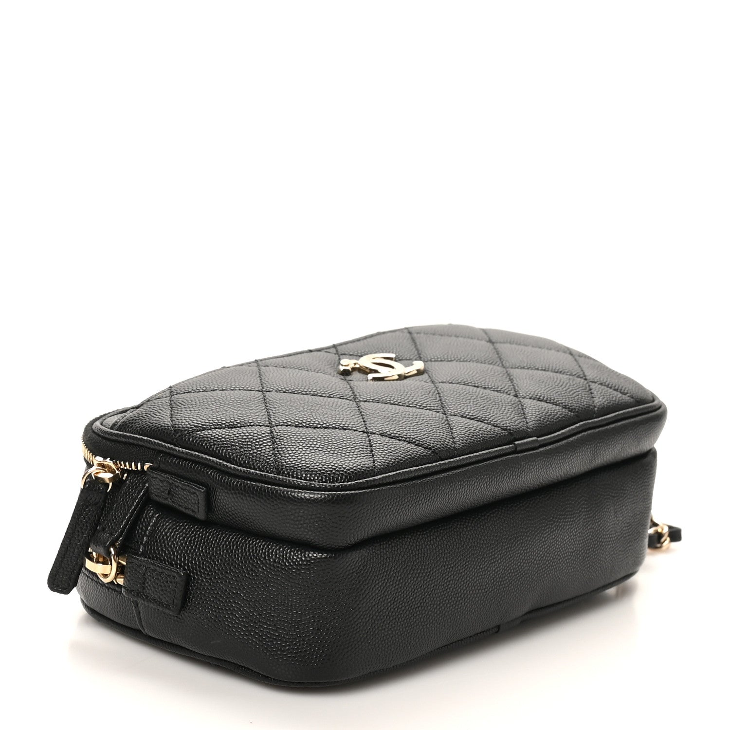 Caviar Quilted Waist Bag With Pouch Black — view 5