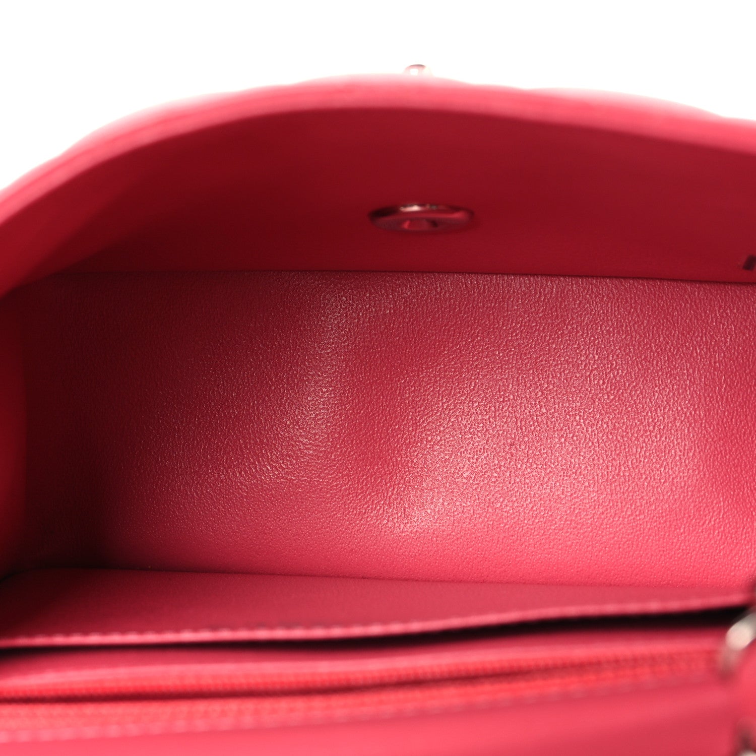 Lambskin Quilted Mini Square Flap Pink — view 5