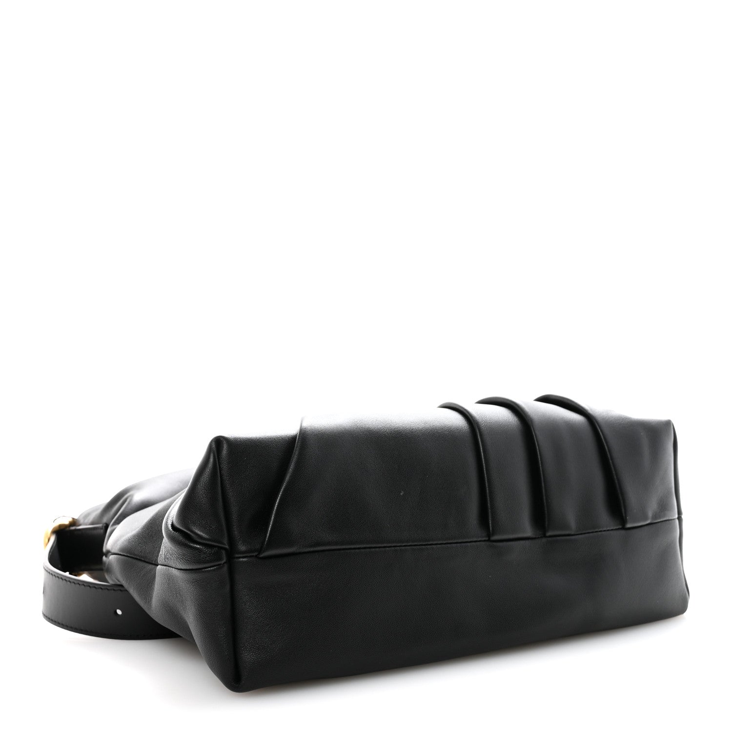 Mellow Nappa Draped Tote Black — view 4