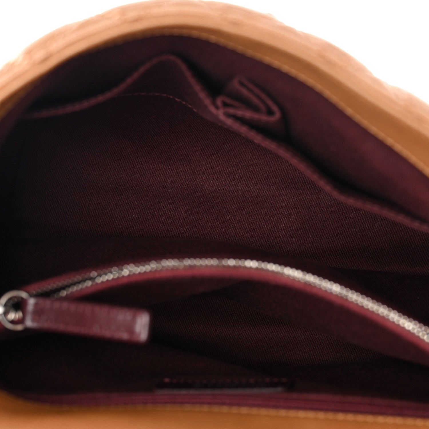 Caviar Quilted Medium Coco Handle Flap Camel — view 5