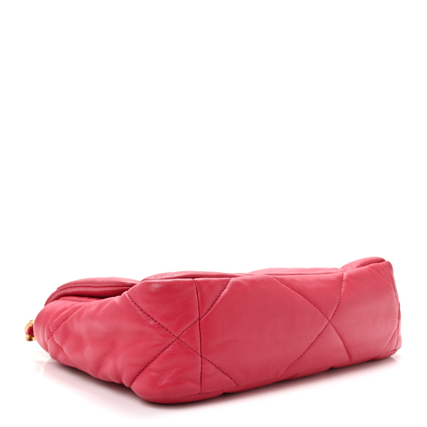 Lambskin Quilted Medium Chanel 19 Flap Dark Pink — view 4
