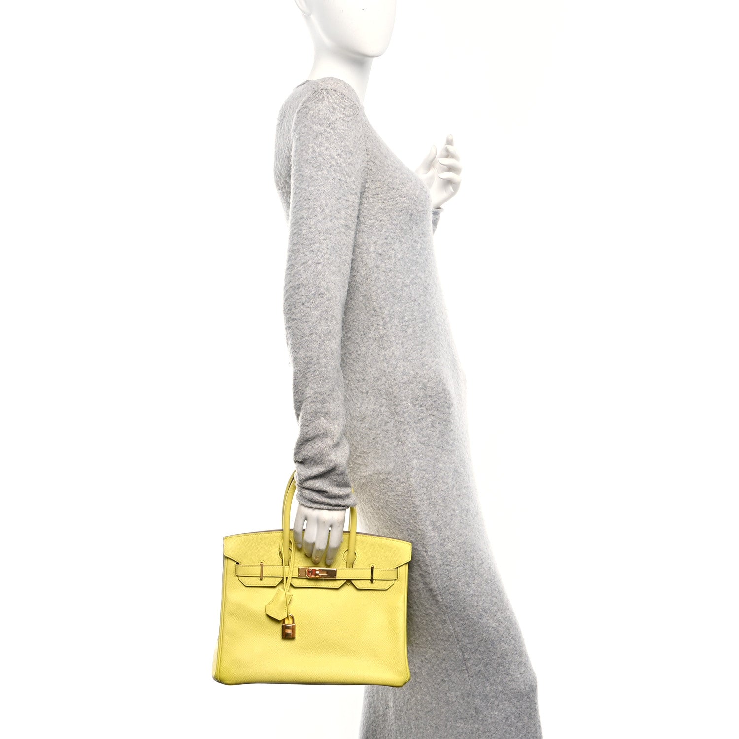 Epsom BIRKIN 30 Lime — view 2