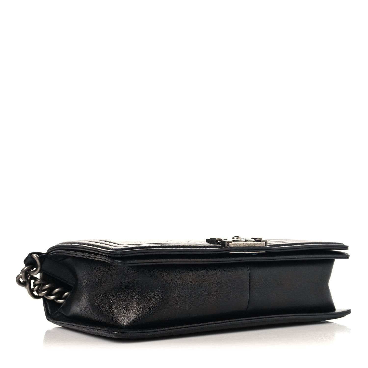 Lambskin Quilted New Medium Boy Flap Black — view 4
