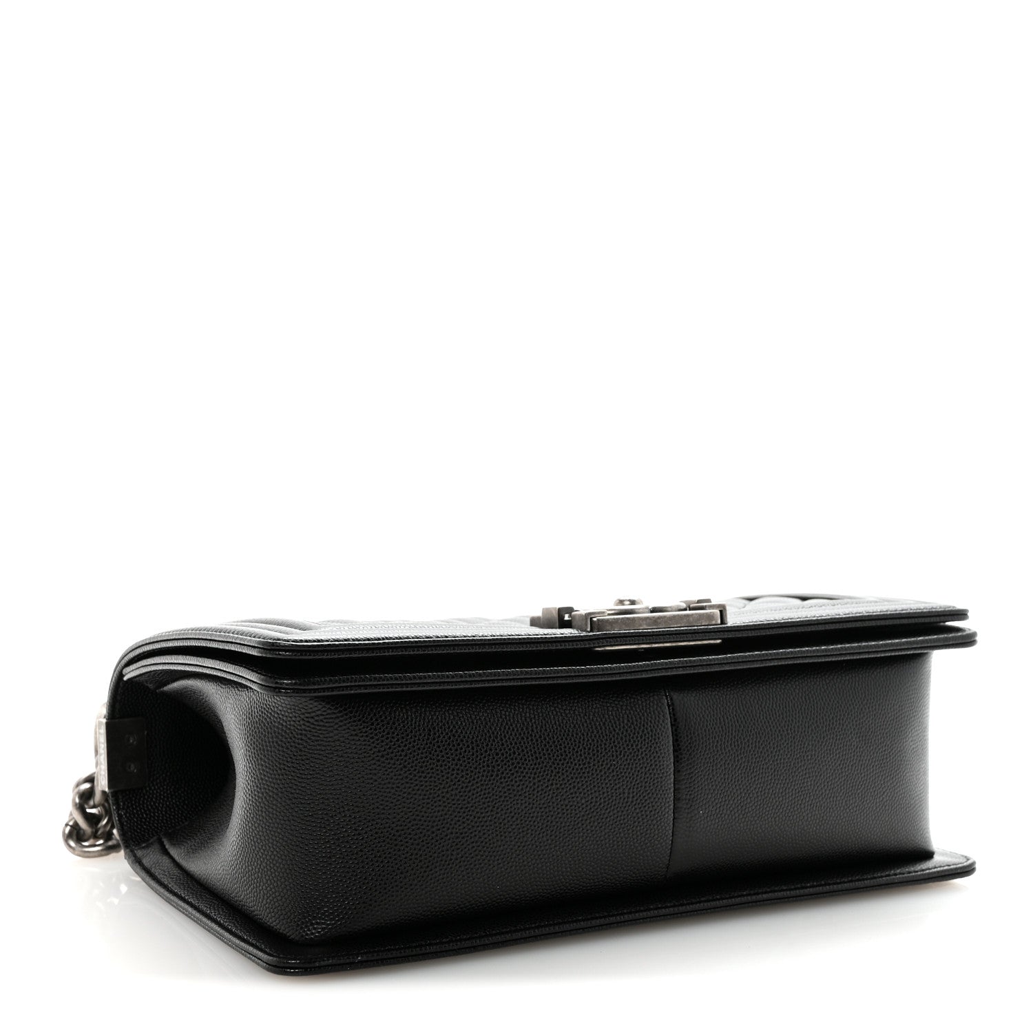 Caviar Quilted Medium Boy Flap Black — view 4