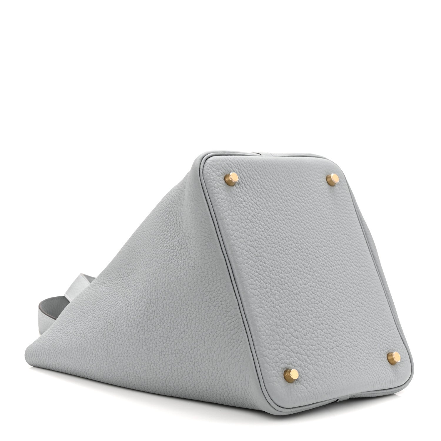 Taurillon Clemence Picotin Lock 22 MM Gris Pantin — view 4