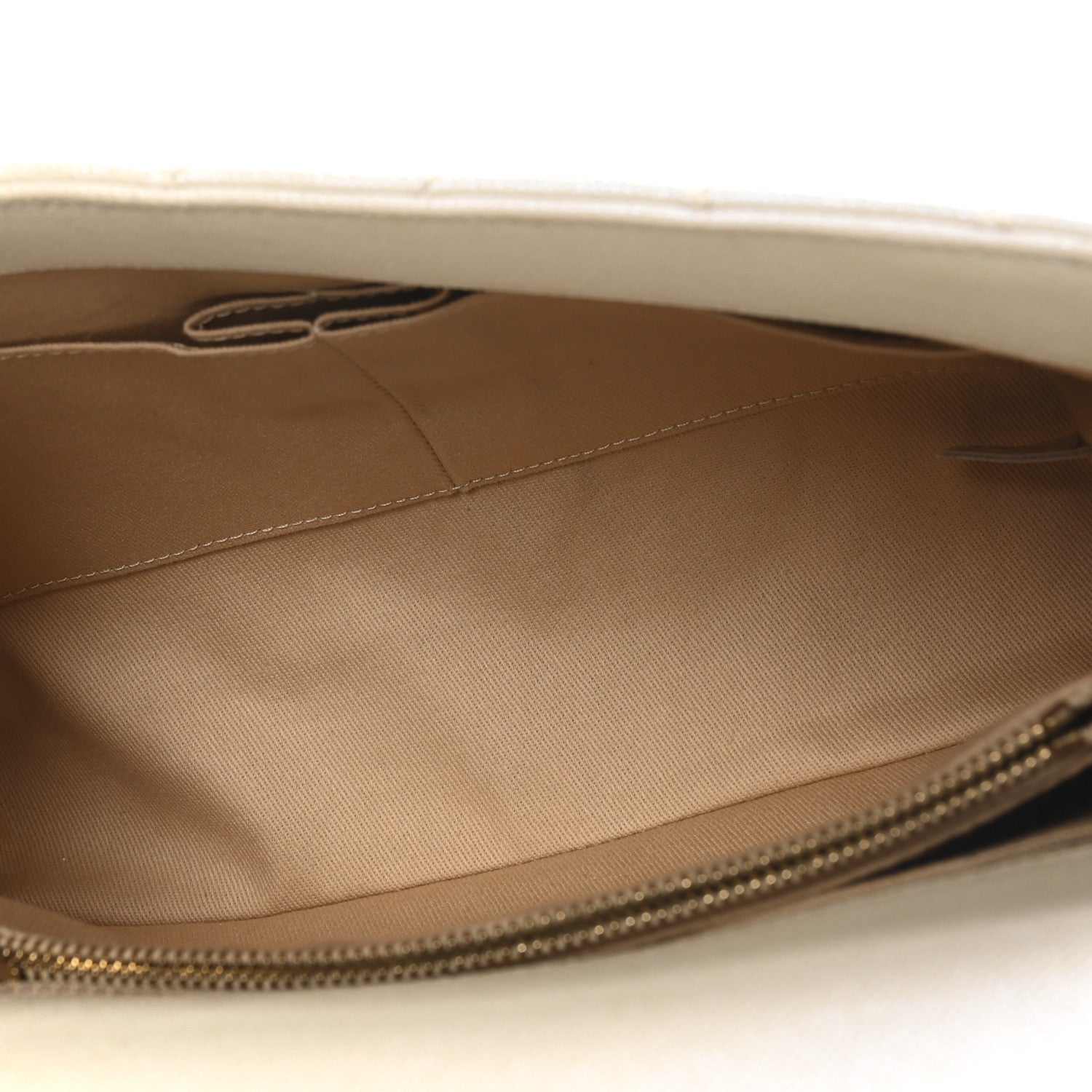 Iridescent Caviar Quilted Small Coco Handle Flap White — view 5