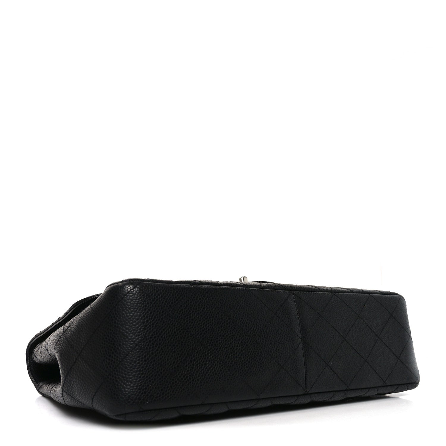 Caviar Quilted Jumbo Single Flap Black — view 4