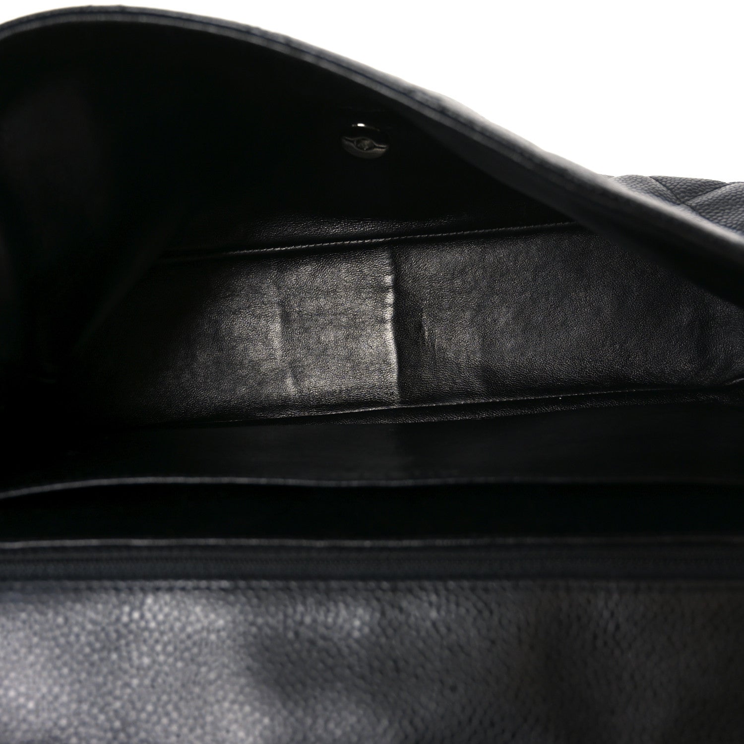 Caviar Quilted Jumbo Single Flap Black — view 5